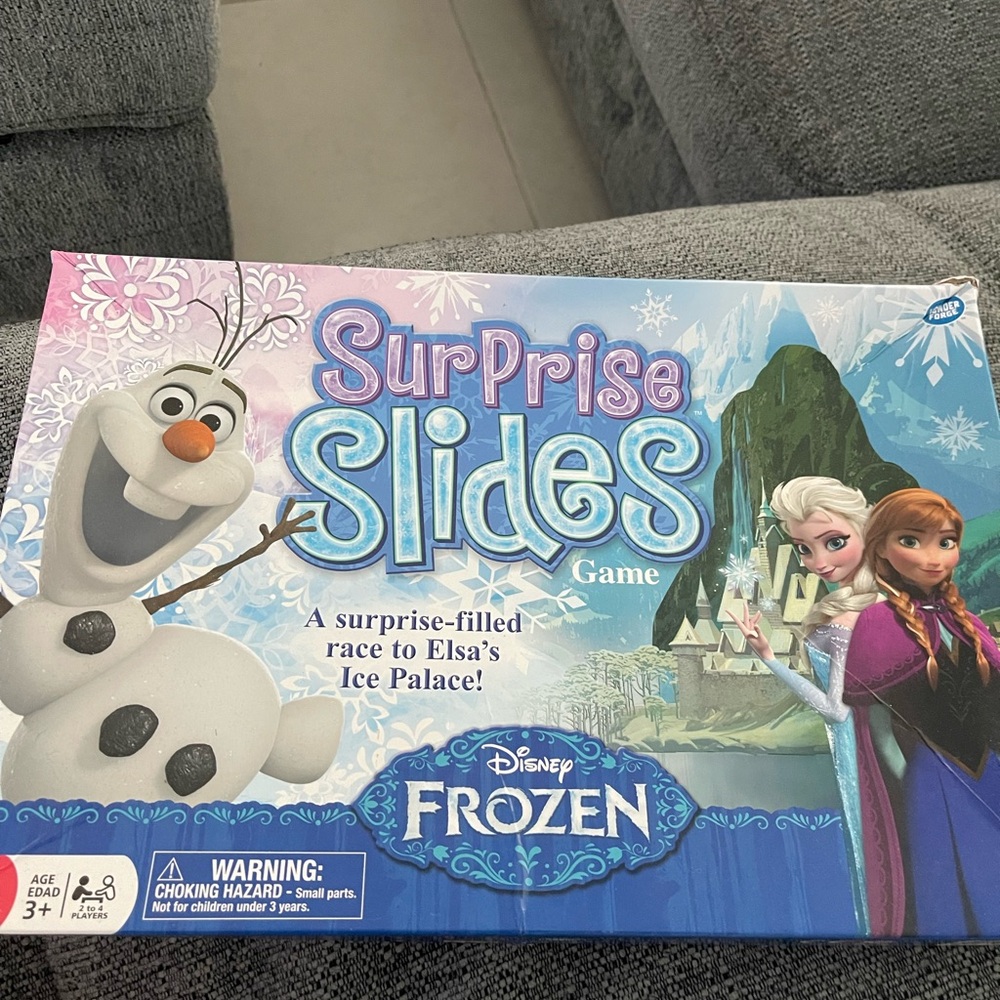 Disney Frozen Surprise Slides Game with Blue and Purple